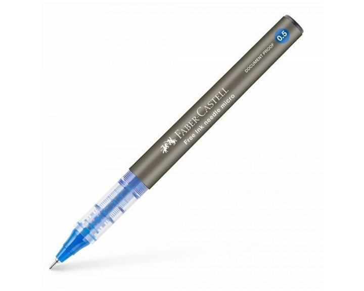 Στυλό Faber-Castell  Rollerball 0.5mm με Μπλε Μελάνι Free Ink Needle