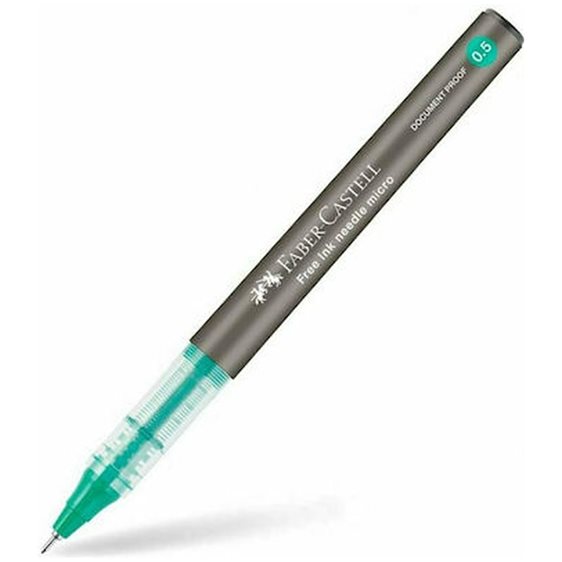 Στυλό Faber-Castell  Rollerball 0.5mm με Πράσινο Μελάνι Free Ink Needle