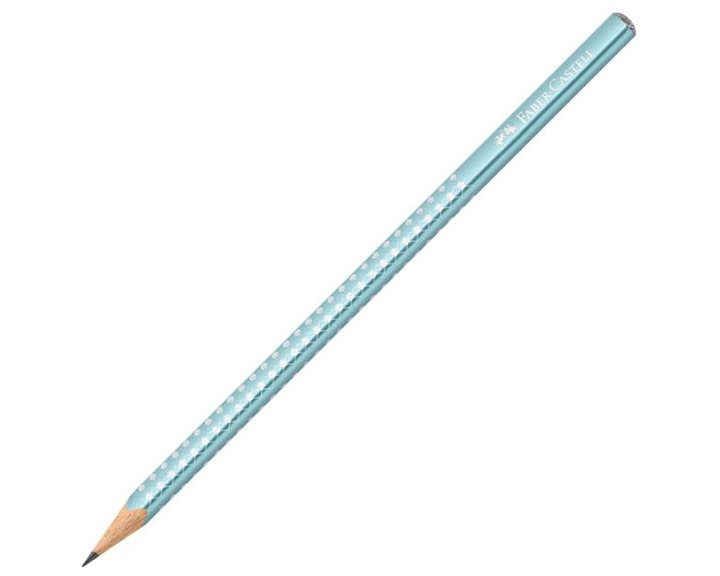 Μολύβι Τριγωνικό Faber Castell Sparkle Γαλάζιο