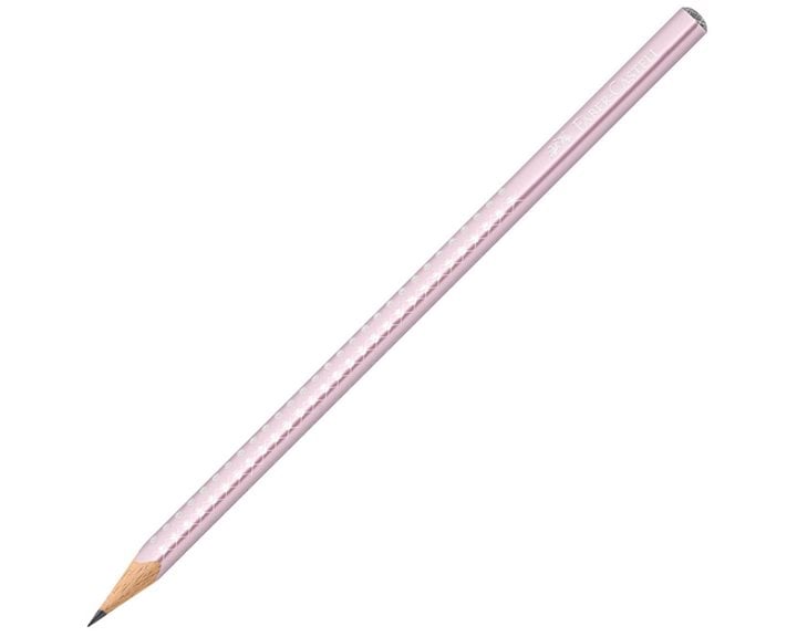 Μολύβι Τριγωνικό Faber Castell Sparkle Ροζ