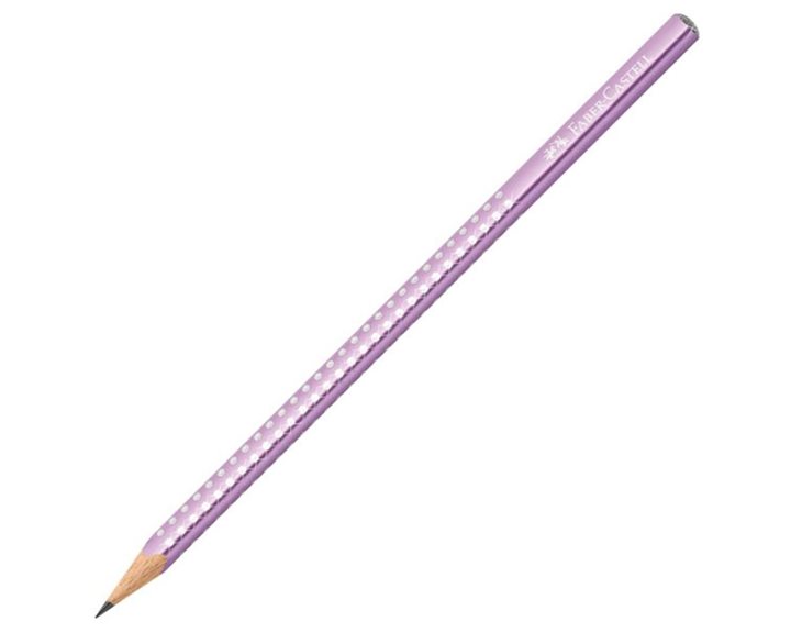Μολύβι Τριγωνικό Faber Castell Sparkle Μωβ