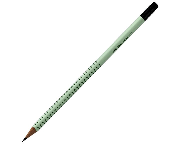 Μολύβι Με Γόμα Faber-Castell Grip 2001 HB Olive 100-156-096
