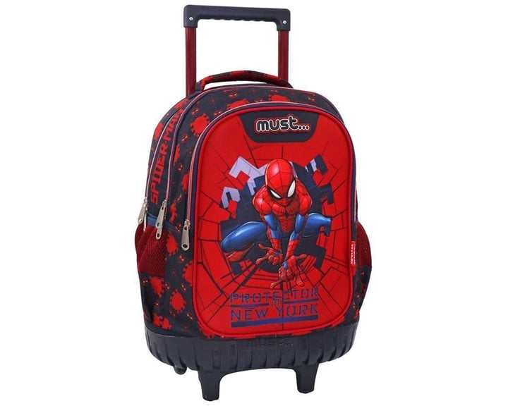 Τσάντα Τρόλλευ Must 34x20x44cm 3 Θήκες Spiderman Protector of New York