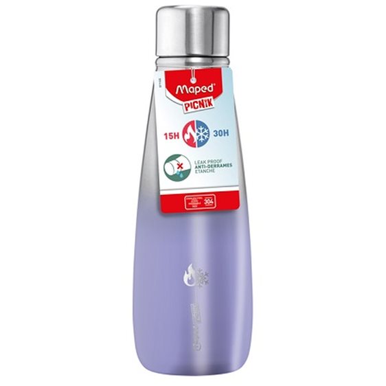 Παγούρι Maped Aνοξείδωτο Ισοθερμικό 500ml Λιλά 871106