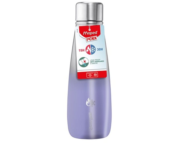 Παγούρι Maped Aνοξείδωτο Ισοθερμικό 500ml Λιλά 871106