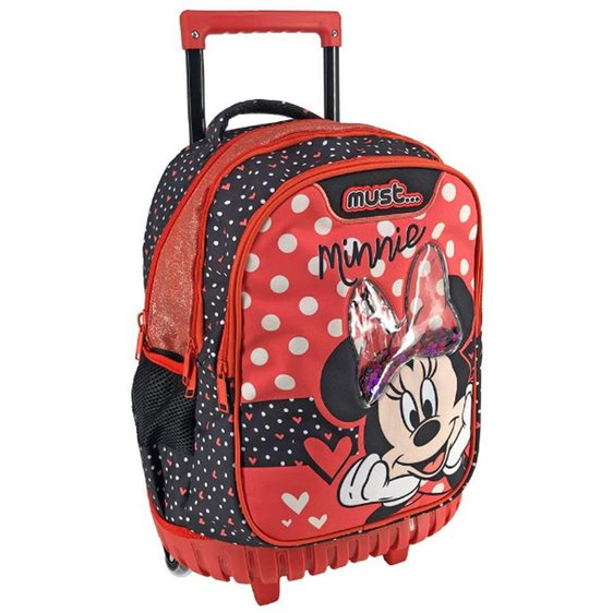 Τσάντα Τρόλλευ Must 34x20x44cm 3 Θήκες Minnie Mouse 000563479