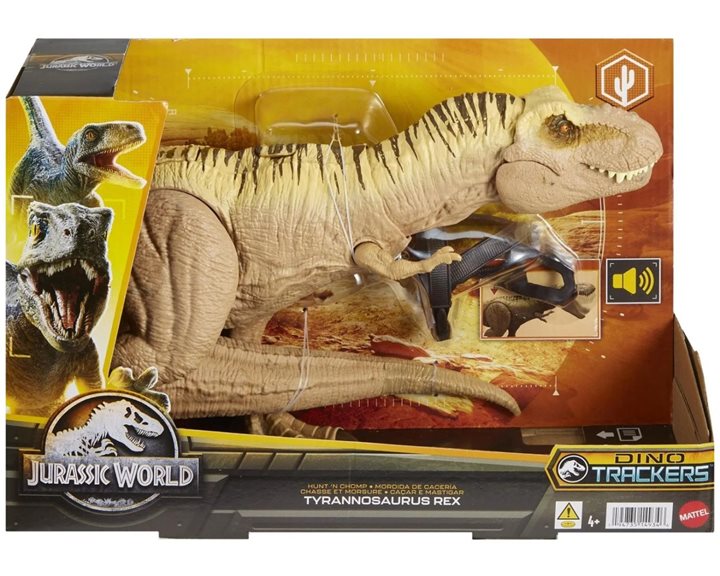 Mattel Jurassic World Νεος T-Rex Που Ανιχνεύει Και Δαγκώνει HNT62