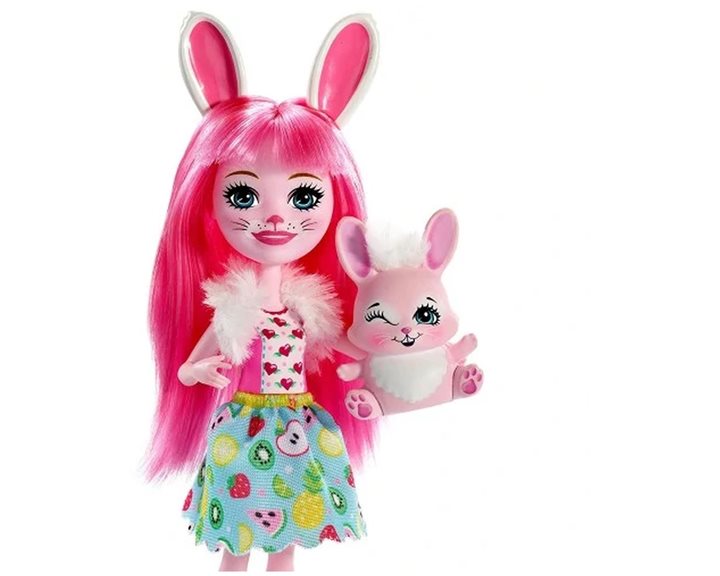 Mattel Enchantimals Κούκλα Και Ζωάκι Bree Bunny And Twist