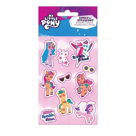 Αυτοκόλλητα 8x12 5 Φύλλα My Little Pony