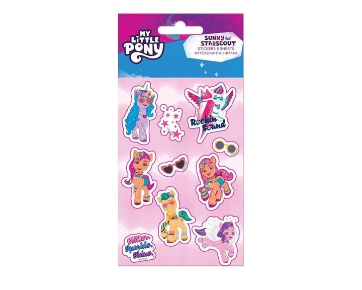 Αυτοκόλλητα 8x12 5 Φύλλα My Little Pony