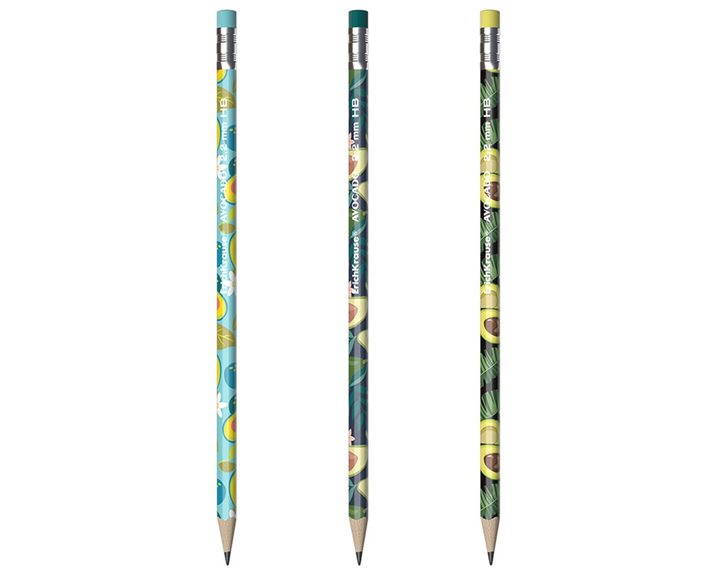 Μολύβι με Γόμα Erichkrause Avocado HB 2.2mm 56008