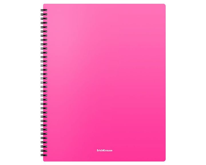 Ντοσιέ Σουπλ Σπιράλ ErichKrause Α4 με 20 Ζελατίνες Mat Neon 49953