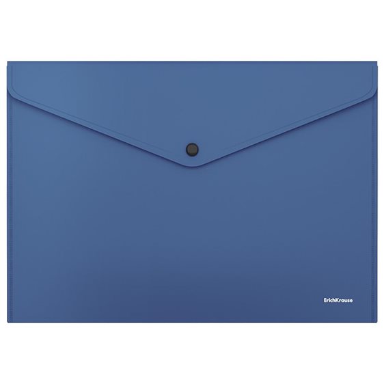 Φάκελος Κουμπί ErichKrause A4 Fizzy Classic Opaque Blue 59136