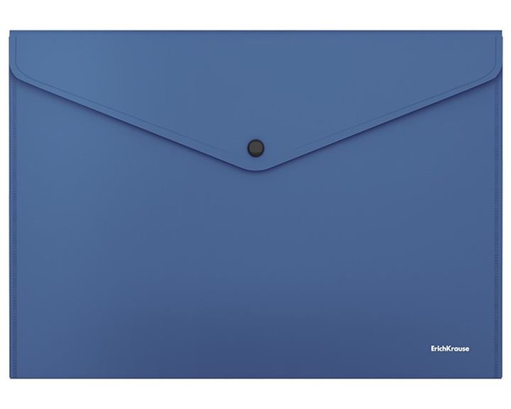 Φάκελος Κουμπί ErichKrause A4 Fizzy Classic Opaque Blue 59136