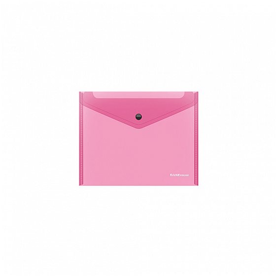 Φάκελος Κουμπί ErichKrause A5+ Glossy Neon Semitransparent Assorted 59160