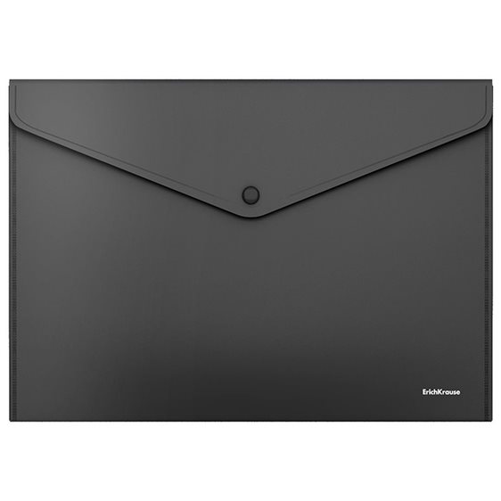 Φάκελος Κουμπί ErichKrause A4 Fizzy Classic Opaque Black 59135