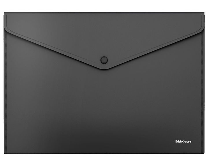 Φάκελος Κουμπί ErichKrause A4 Fizzy Classic Opaque Black 59135