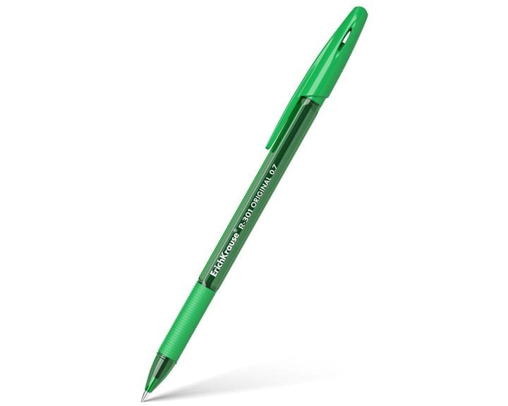 Στυλό Erichkrause R-301 Original Stick & Grip 0.7 Πράσινος 55384