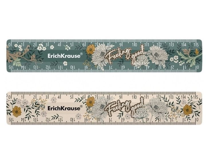 Χάρακας ErichKrause 15cm Natural Life 55427