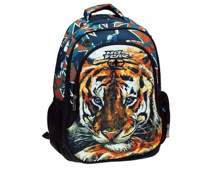 Σακίδιο Πλάτης Δημοτικού No Fear Asia Tiger 348-05031