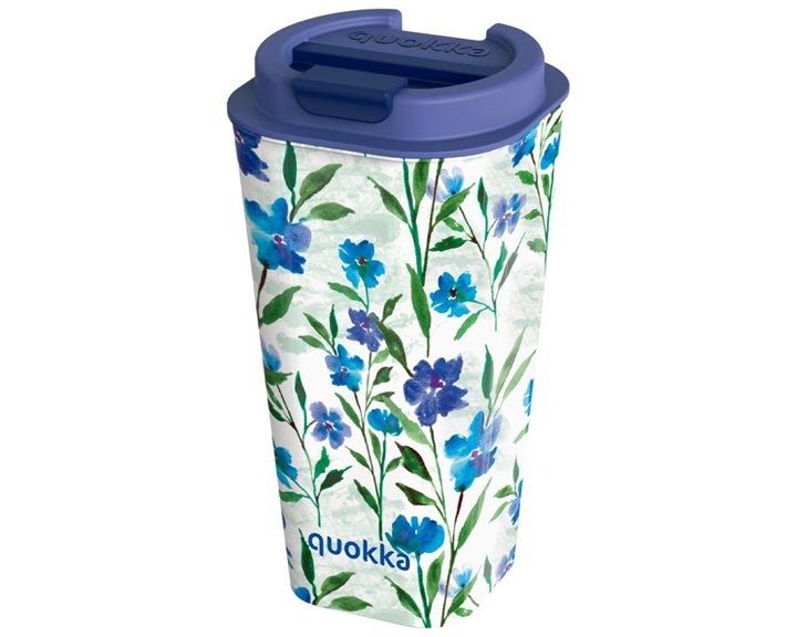 Ποτήρι Πλαστικό Quokka Διπλού Τοιχώματος 450ml Ditsy Bloom 40221