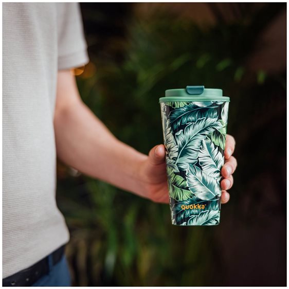 Ποτήρι Πλαστικό Quokka Διπλού Τοιχώματος 450ml Jungle 40225