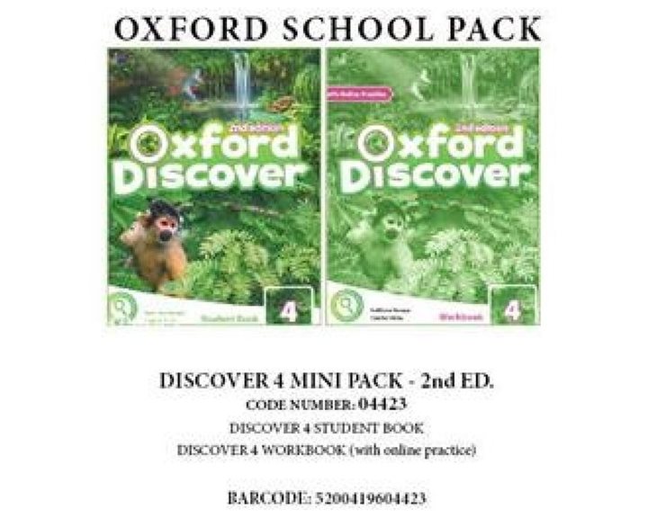 Oxford Discover 4 Pack Mini (incl. Sb + Wbk With Online Pr.) - 04423 2nd Ed