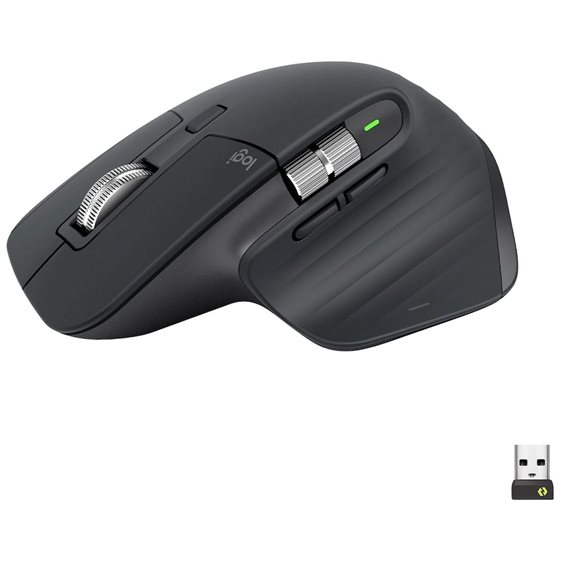 Logitech MX Master 3S Black Mouse (910-006559) (LOGMXMASTER3S)