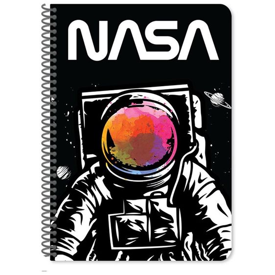 Τετράδιο Σπιράλ 17x25 2 Θεμάτων 60 Φύλλων NASA