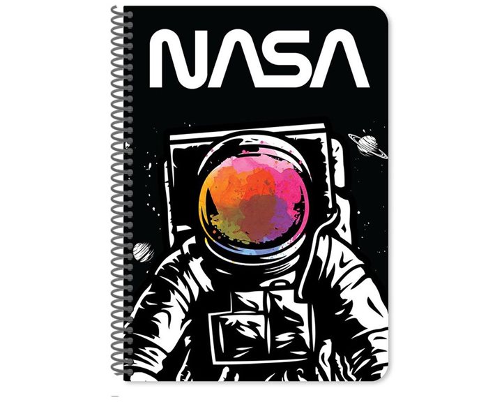 Τετράδιο Σπιράλ 17x25 2 Θεμάτων 60 Φύλλων NASA