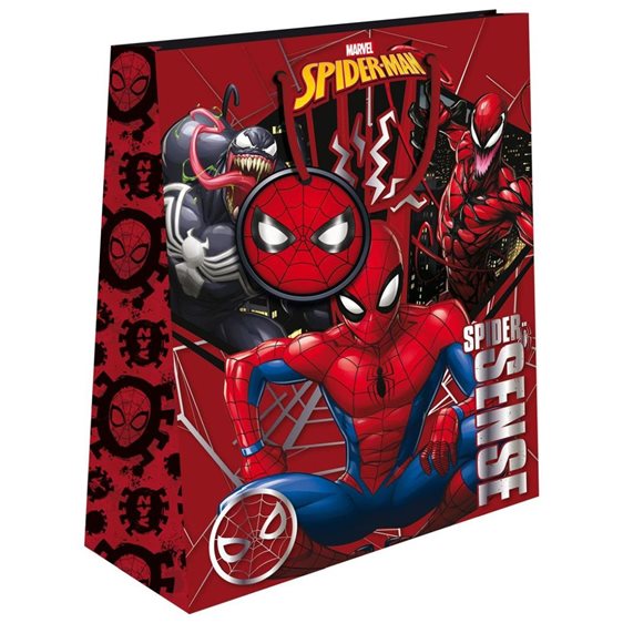Τσάντα Δώρου Χάρτινη με Foil 18χ11χ23 Spiderman 508253