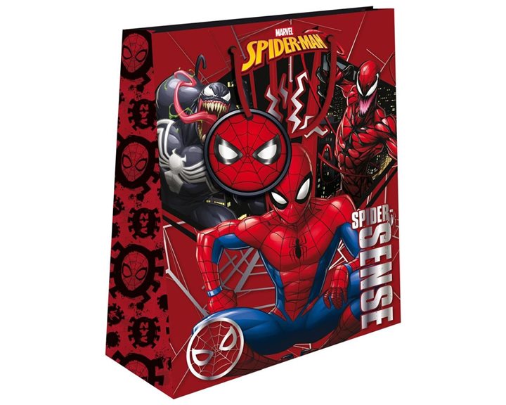 Τσάντα Δώρου Χάρτινη με Foil 18χ11χ23 Spiderman 508253