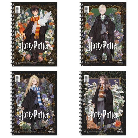 Τετράδιο Σπιράλ 17x25 Salko Harry Potter Deathly Hallows 4Θεμ.120φυλ.