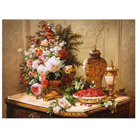 Παζλ Castorland 3000τεμ. Tulips and Other Flowers C-300488-2