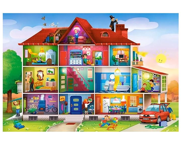 Παζλ Castorland 40 Maxi House Life B-040346-1