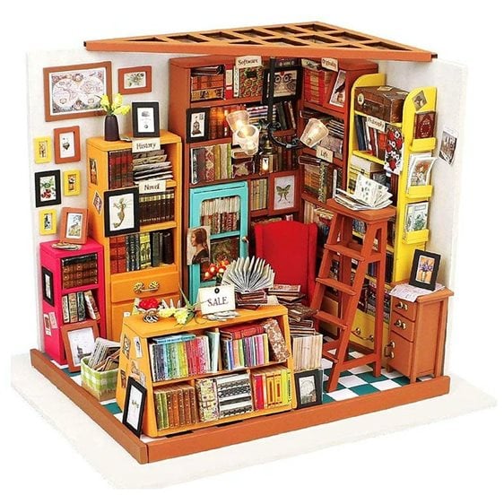 Robotime Κατασκευή Sam’s Study DIY Miniature House Kit