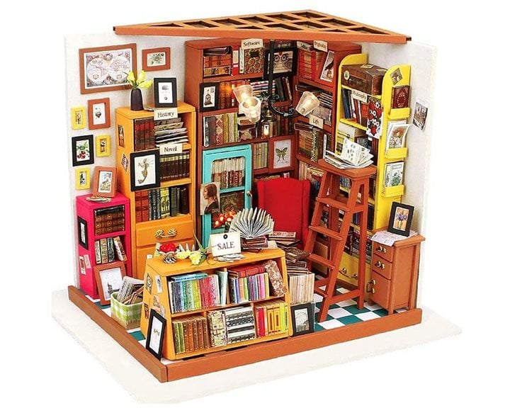 Robotime Κατασκευή Sam’s Study DIY Miniature House Kit
