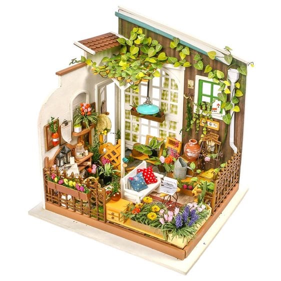 Robotime Κατασκευή Dollhouse Kit Miller's Garden