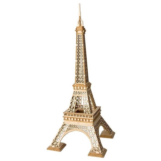 Robotime DIY Puzzle Eiffel Tower 3D Wooden Puzzle 121pcs