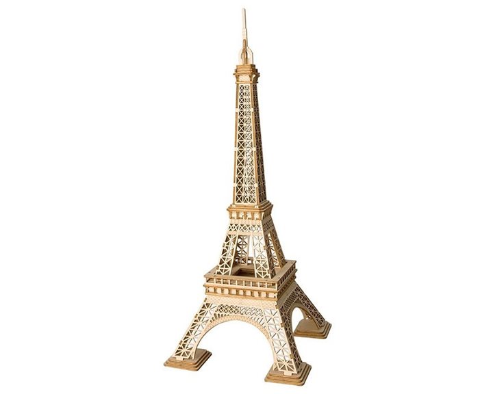 Robotime DIY Puzzle Eiffel Tower 3D Wooden Puzzle 121pcs
