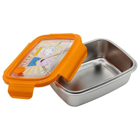 Φαγητοδοχείο Μεταλλικό Gim 670ml Peppa Pig 530-41275