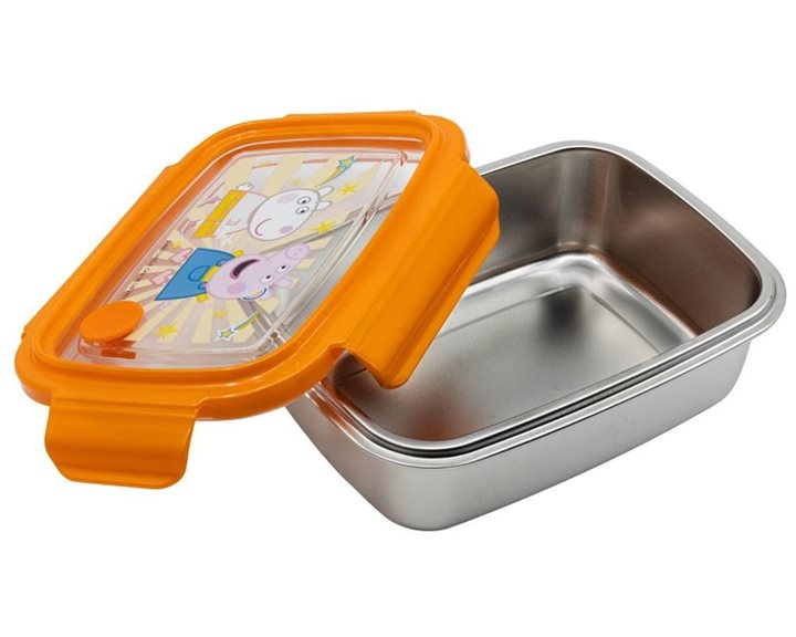 Φαγητοδοχείο Μεταλλικό Gim 670ml Peppa Pig 530-41275