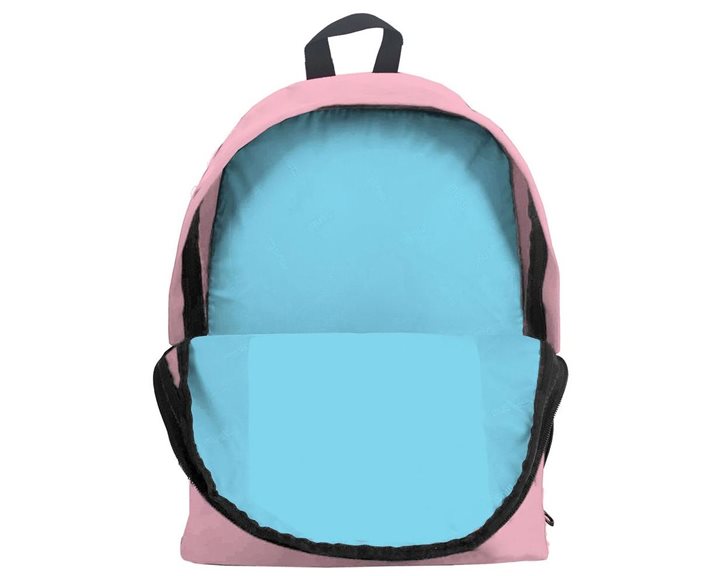 Τσάντα  Πλάτης Must Monochrome Puffy Colored Inside 32x17x42cm 1 Κεντρική θήκη Ροζ