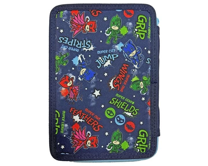 Κασετίνα Must Διπλή Γεμάτη 15χ5χ21 PJ Masks Anyone Can Be Hero