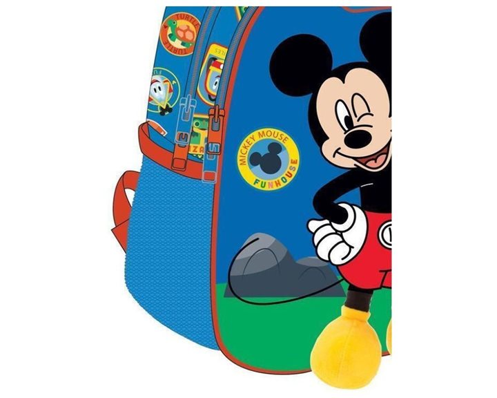 Τσάντα Πλάτης Νηπίου Must 27χ10χ31cm 2 Θήκες Disney Mickey Mouse Adventure Seeker