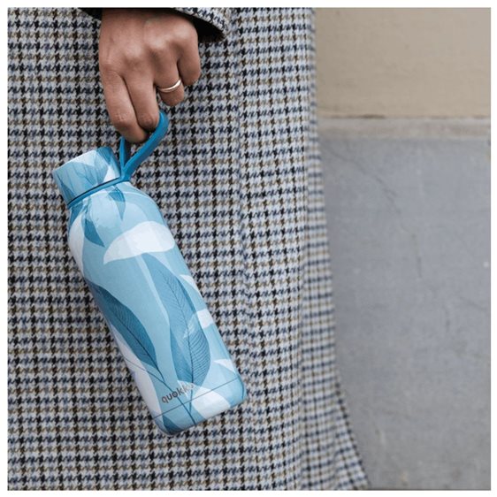 Παγούρι Θερμός Ανοξείδωτος με Λουράκι  Quokka 510ml Blue Wind