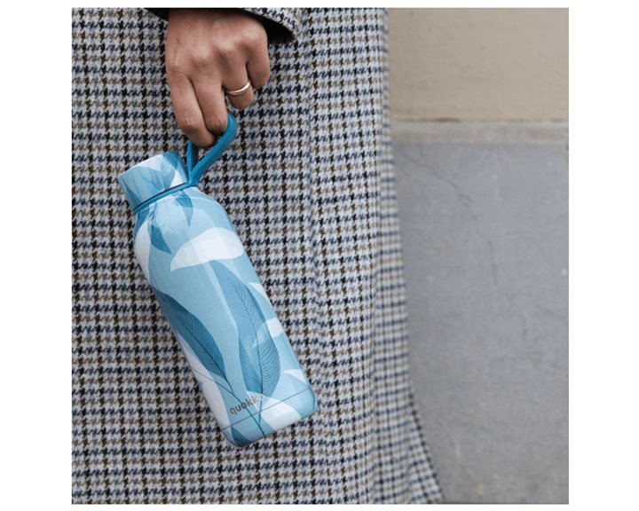 Παγούρι Θερμός Ανοξείδωτος με Λουράκι  Quokka 510ml Blue Wind