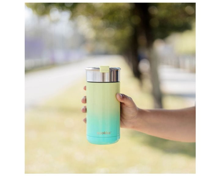 Ποτήρι Θερμός Ανοξείδωτο Quokka 400ml Lemnon Lime