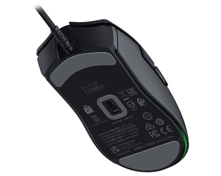 Razer COBRA - 56g Lightweight Gaming Mouse - RGB UNDERGLOW - 8500 DPI