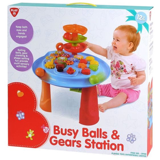Playgo Τραπέζι Δραστηριοτήτων Busy Balls & Gears Station (2940)